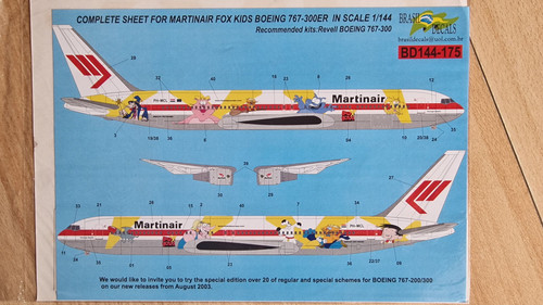 Decal martin air - decal,