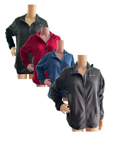 Maui damen fleecejacke schwarz - maui,