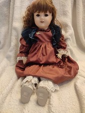 Nach Art Armand-Marseille Puppe Edle Ausstattung Porzellan WIE NEU