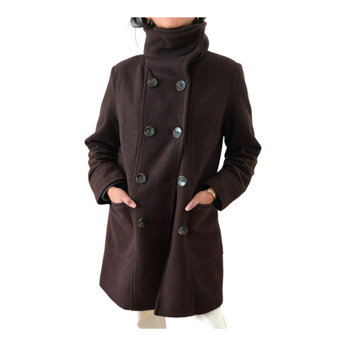 Vintage damen wollmantel - vintage,