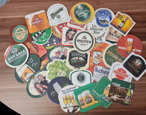Konvolut 35 bierdeckel - -,