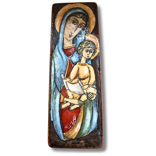Madonna mit kind wandbild - madonna,