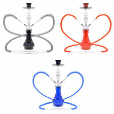Shisha Wasserpfeife Design Linien Hookah 45cm mit 2 Schläuche inkl Zubehör,Kohle