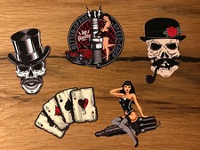 Skull aufkleber ass - skull,