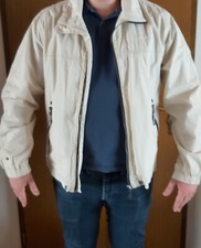 Cremefarbene Herrenjacke,Fa