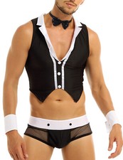 Kellner Kostüm Herren 5Pcs