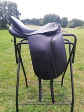 Dressursattel Otto Schumacher Profi Exklusiv  Größe 2 entspricht 17" schwarz