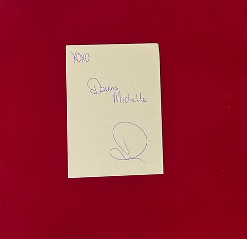 Davina michelle handsignierte - davina,