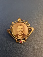 Antike Foto-Brosche – Edles