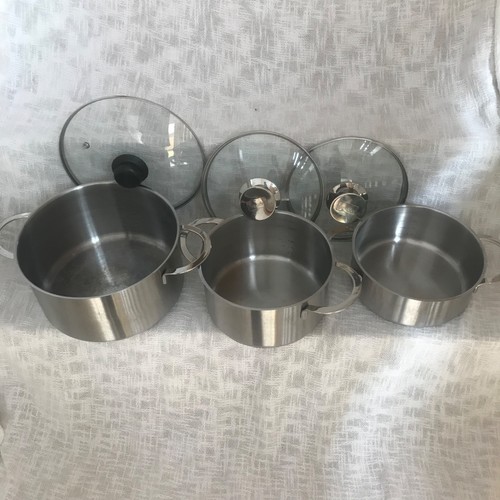Berndes edelstahltöpfe - 3x,