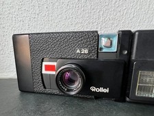 Rollei A26 Sucherkamera Sonnar 126er Film Kompakt Kamera analog C26 Blitz