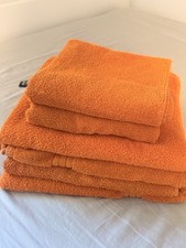 Handtücher Duschtuch  Set 7 teilig  ORANGE Myrtle Beach Duschtuch Handtuch