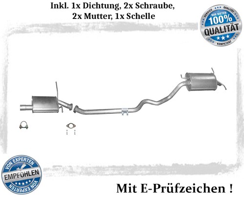 Auspuffanlage für hyundai - auspuffanlage,