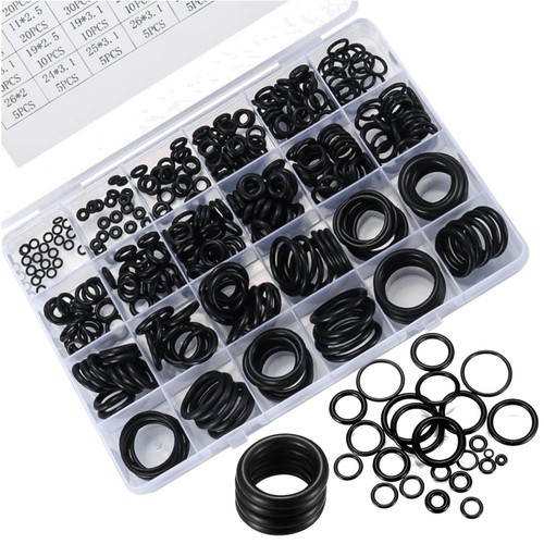 Gummi ringe set - gummi, o-ringe