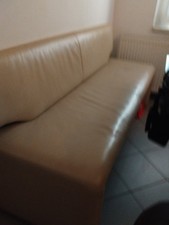 Echt-Ledercouchgarnitur