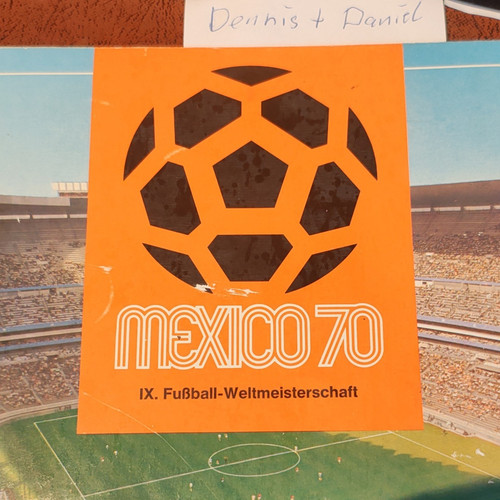 Mexico 1970 stickeralbum - 70,