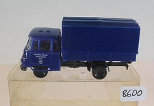 SES S.E.S. 1/87 Robur LO 2500 LKW Pritsche/Plane THW Berlin #8600