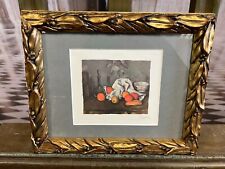 Farbradierung auf Papier nach Cézanne Sehr schöner Gesamtzustand