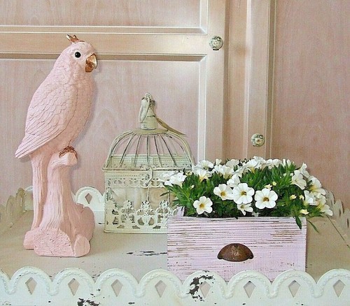 Deko papagei rosa - rosa,