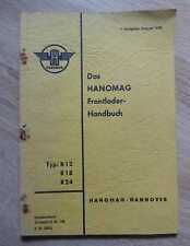 Hanomag Schlepper R12 + R18 + R24 Frontlader-Handbuch