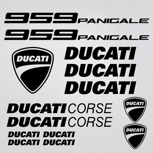 Ducati corse aufkleber - corse,