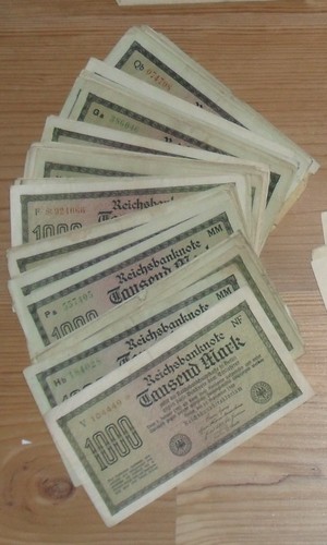 Stück reichsbanknoten - stück,