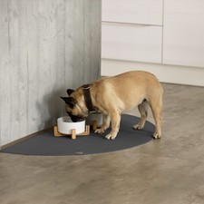 SANOZOO® - Napfunterlage, Öko-Tex, Halbrund - Made in Germany