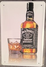 JACK DANIELS Blechschild Werbung Reklame Bar Spirituosen Whiskey 30x20 NEU