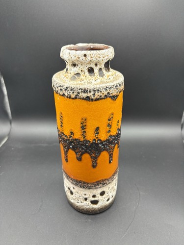 Midcentury fat lava vase - fat,