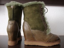 AUSTRALIA LUXE COLLECTIVE BROGUE WEDGE Plateau Boots Damen Stiefel Gr.37 NEU 