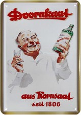 Blechpostkarte Doornkaat aus