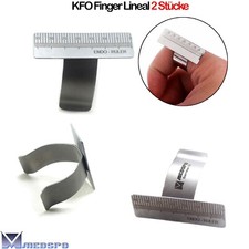 KFO Endodontie Wurzelkanal Finger Lineal Spannweite Skala Zahnarzt Endodontische