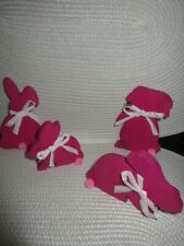 Osterhase 4 Stück Deko  ca