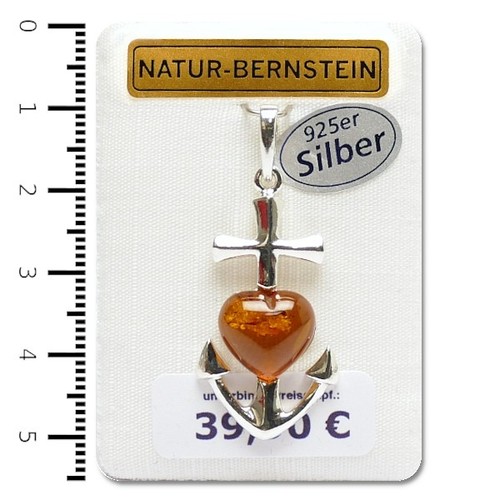 100 naturbernstein anhänger - 100%,