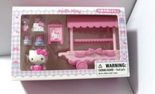 Sanrio Hello Kitty Puppe & Wagen Miniatur Doll Figur Spielzeug Neu