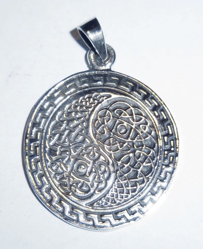 Anhänger kette yin yang - yin,