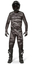 NEU ALPINESTARS RACER TAKTISCHES RENNKIT ANZUG SCHWARZ GRAU CAMO MX MOTOCROSS GÜNSTIG