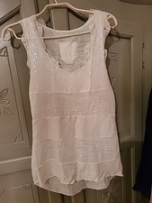 Unterhemd Gr. 38 Weiß mit