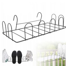 1er schuhregal wand - wand, metall