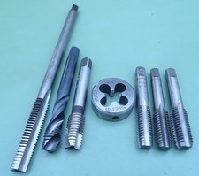 7 HSS Gewindebohrer Schneideisen M14 x2,0 Gewinde Gewindeschneider Regelgewinde