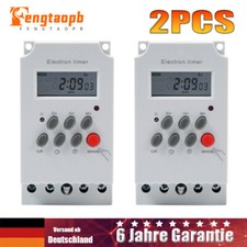2PCS DC 12V Zeitschaltuhr LCD