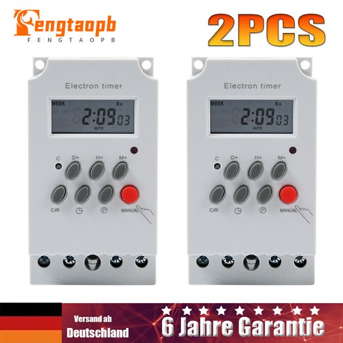 2pcs 12v zeitschaltuhr lcd - 2pcs,