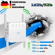 Wireless WLAN Repeater WLAN Verstärker Integrierte Steckdose 1200 Mbit/s DE NEU