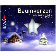 EWA Baumkerzen 13/100 weiß 20