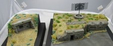 1:72, 1 x Bunkerfront + 1 x Eingang (Eingegraben) WWII unbemalt Diorama Westwall