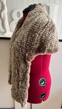 Kaninchen Pelzstola Pelzkragen