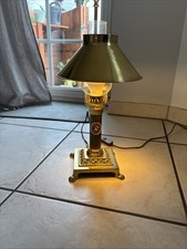 Lampe Messing Tischlampe S. S. Titanic  1st Class Only Retro Antik Vintage Stil