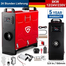 8KW Standheizung Diesel Heizung 12V 24V 230V Luftheizung Air Heater PKW LKW RV