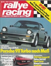 rallye racing 10/1982. Werks-911 Turbo, Polo Coupe GT, Kamei-Scirocco X1, Corsa