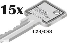Abus Schlüssel für C73-C83 mit 15 gleichschließenden Schlüsseln